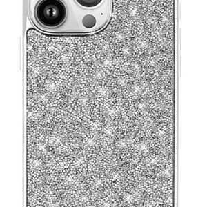 Glitter Silver iPhone 16 Pro Max Case